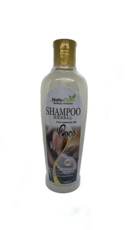 Shampoo Herbal Natu-Bell "Belleza Natural" con esencia de coco